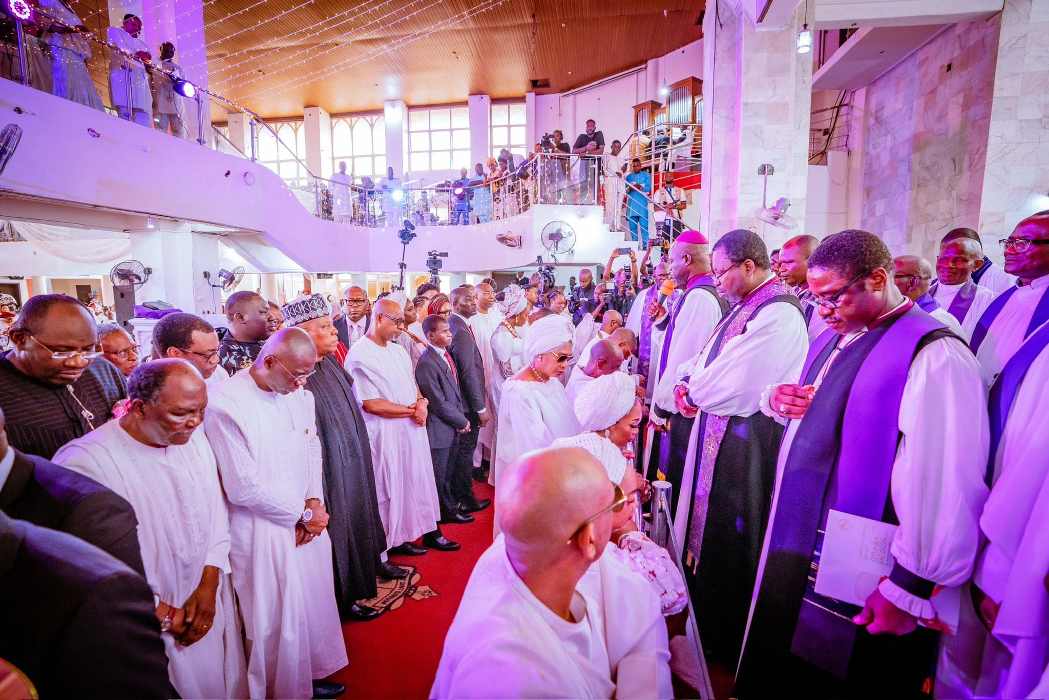 Kashim Shettima, Sanwo-Olu, Dapo Abiodun, others attend funeral of billionaire businessman, Subomi Balogun (photos)